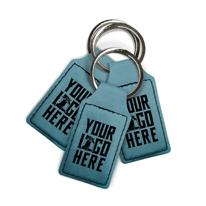 Premium Leatherette Keychain: Topaz