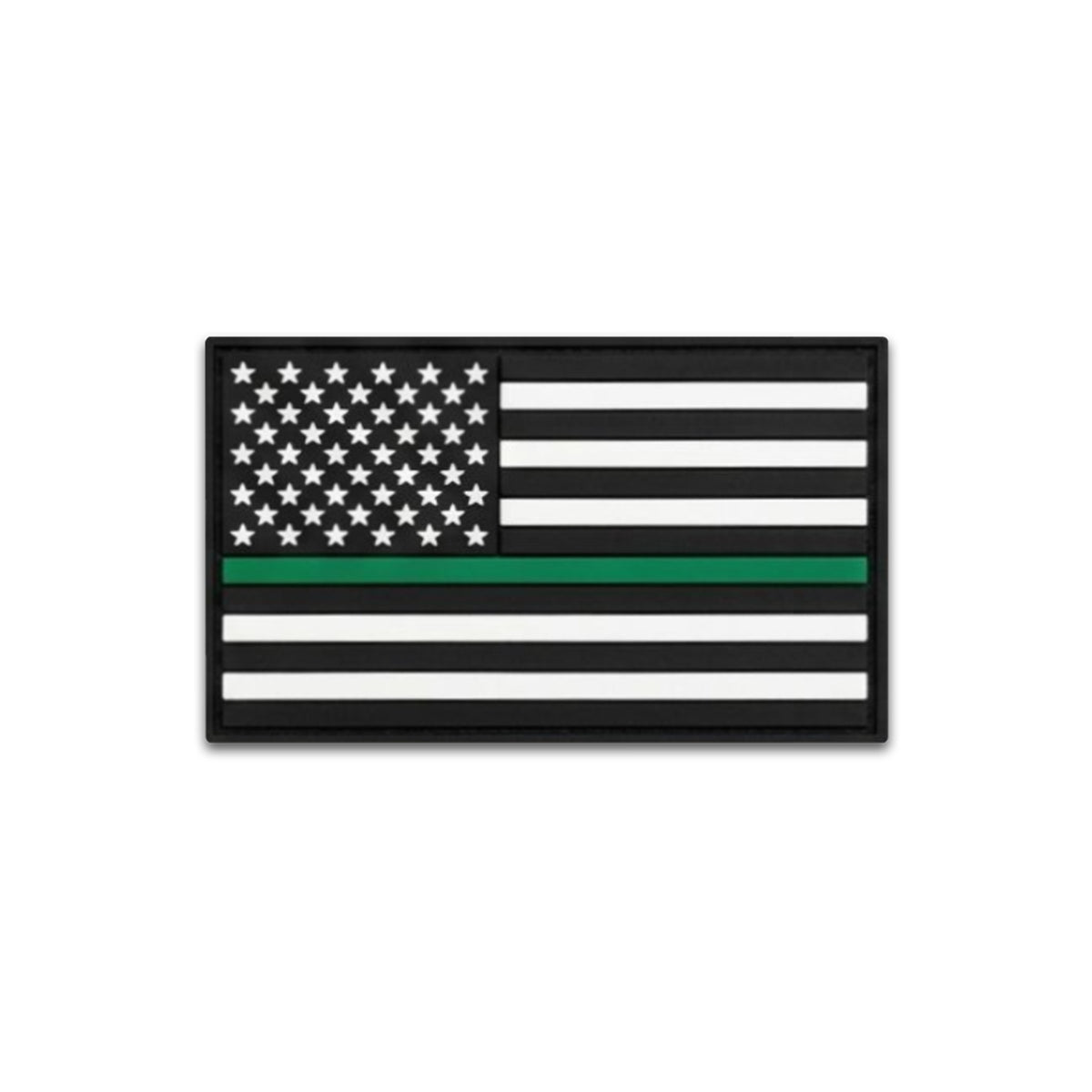 Thin Green Line Flag - PVC Patch (5pk)
