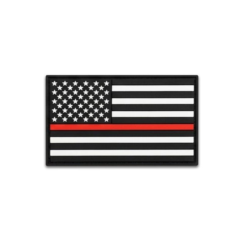 Thin Red Line Flag - PVC Patch (5pk)