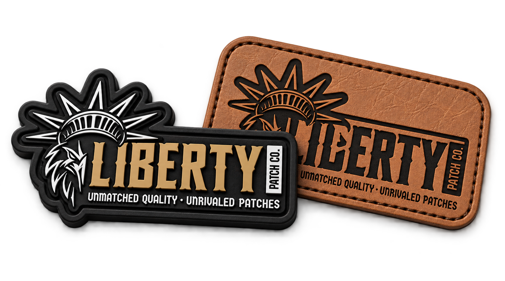 Liberty PVC and leatherette patch material samples